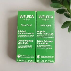 Weleda Skin Food Original Ultra-Rich Cream 2.5 fl oz/75ml  (Pack 2) Exp 10/2026